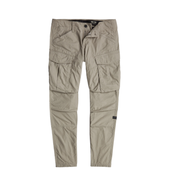 G-Star Pantaloni cargo grigi con risvolto affusolato regolare 3D