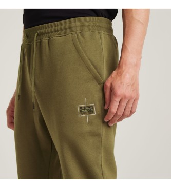 G-Star Pantaloni sportivi con logo verde