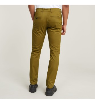 G-Star Brązowe spodnie chino slim