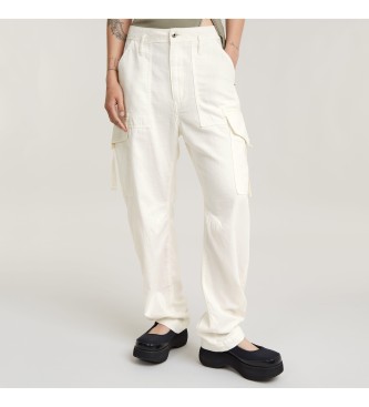 G-Star Spodnie Soft Outdoors białe