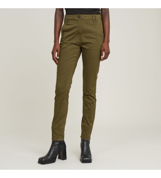 G-Star Pantaln Weld High Skinny verde