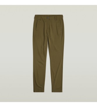 G-Star Pantaloni skinny alti con saldatura verde