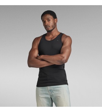 G-Star Pack Of Two Black Tank Tops Base Black