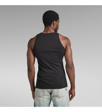 G-Star Set van twee zwarte tanktops Base Black