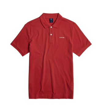 G-Star Polo Oluv Slim vermelho