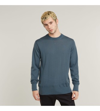 G-Star Premium Core R-Strickpullover blau