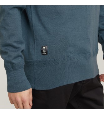 G-Star Premium Core R-Strickpullover blau