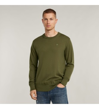 G-Star Maglione lavorato a maglia Premium Core verde