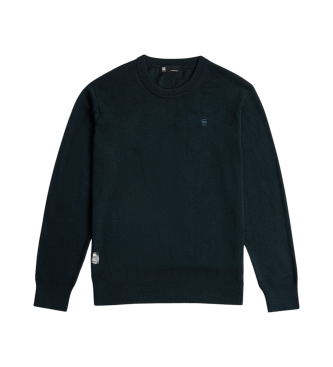 G-Star Maglione lavorato a maglia premium blu scuro