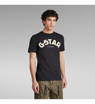 G-Star Camiseta Puff negro