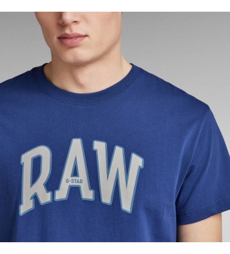 G-Star T-shirt Puff Raw azul
