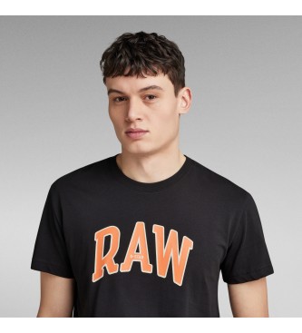 G-Star Puff Raw T-shirt zwart