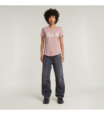 G-Star Camiseta RAW Optic Slim  rosa