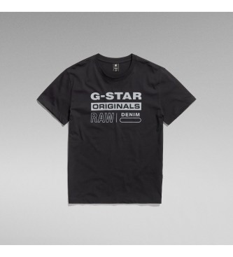 G-Star Reflecterend Originals T-shirt zwart