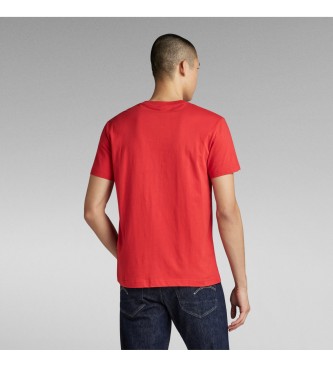 G-Star Reflecterend Originals T-shirt rood