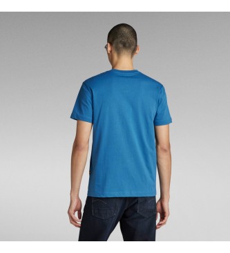 G-Star T-shirt blu riflettente Originals