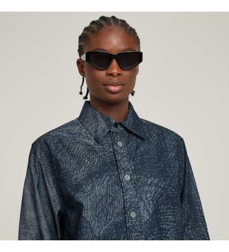 G-Star Regular navy denim shirt