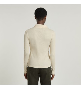 G-Star Polo Ribbed Slim beige