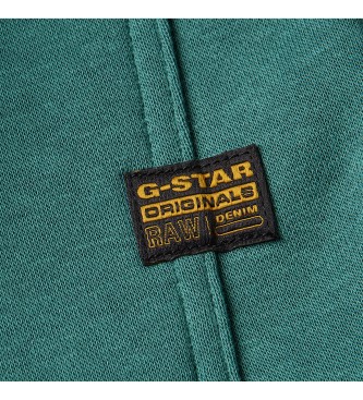 G-Star Krótkie spodenki sportowe Premium Core w kolorze zielonym
