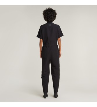 G-Star Kortrmet jumpsuit til arbejdstj, sort