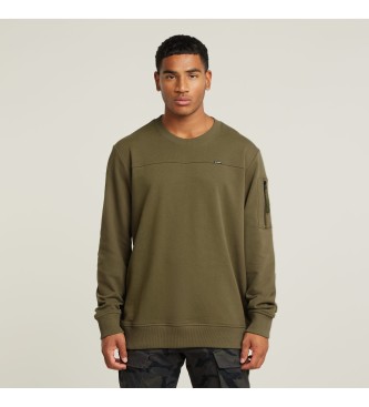 G-Star T-shirt Tweeter Sleeve Pocket verde