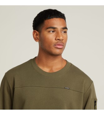 G-Star Camiseta Tweeter Sleeve Pocket verde