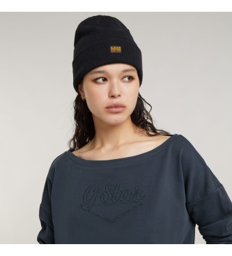 G-Star Lssiges Sweatshirt mit Rundhalsausschnitt schwarz