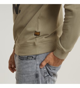 G-Star Sweatshirt Konstruktion braun