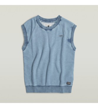 G-Star Distressed Raglan Sweatshirt blau