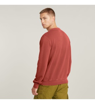 G-Star Overgeverfd sweatshirt rood