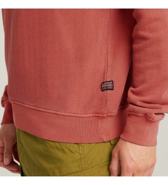 G-Star Overgeverfd sweatshirt rood