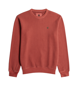 G-Star Overgeverfd sweatshirt rood