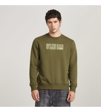 G-Star Sudadera RAW verde