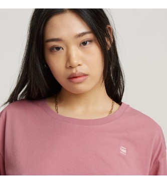 G-Star Camiseta Rolled rosa