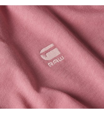 G-Star Camiseta Rolled rosa