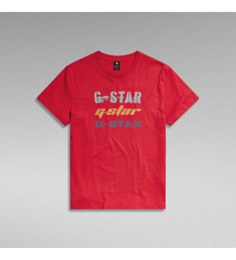 G-Star Triple Logo T-shirt rood
