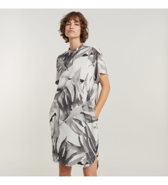 G-Star Palm Printed Kleid grau