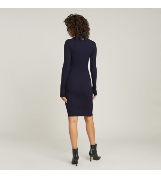 G-Star Rib Slim Kleid navy