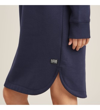 G-Star Logo Hooded Sweatshirt Dress