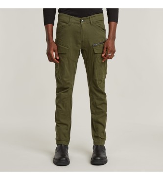 G-Star Spodnie Zip Cargo 3D Tapered w kolorze zielonym