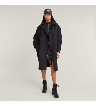 G-Star Zip Cocoon Coat black