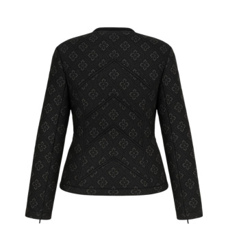 Guess New Vona Logo Coat black