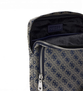 Guess Saco de mensageiro azul Boston