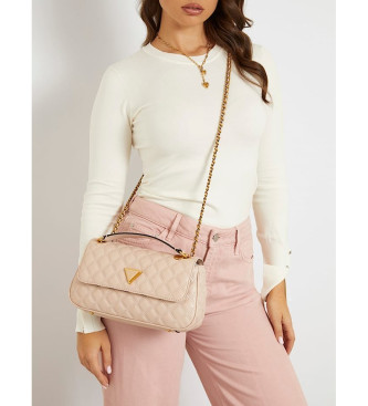 Guess Nude quilted giully shoulder bag