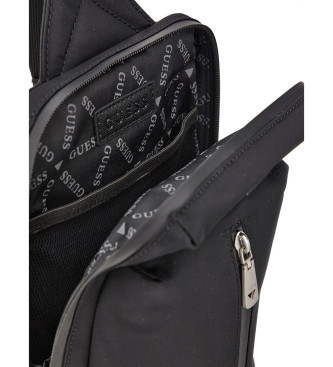 Guess Borsa a tracolla Milano in nylon nero