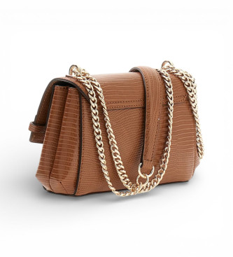 Guess Mini bolsa de ombro castanha Melinda