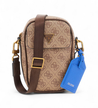 Guess Mala a tiracolo Mini Milano castanha