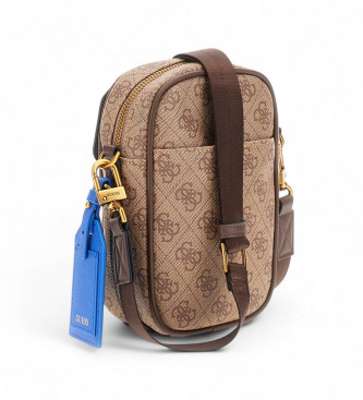 Guess Mala a tiracolo Mini Milano castanha