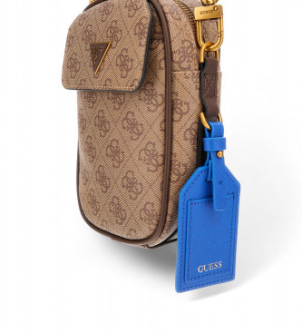 Guess Mala a tiracolo Mini Milano castanha