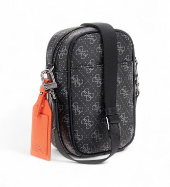 Guess Mala a tiracolo Mini Milano preta